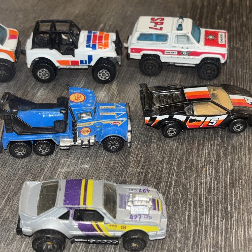 matchbox cars vintage Lot Of 7